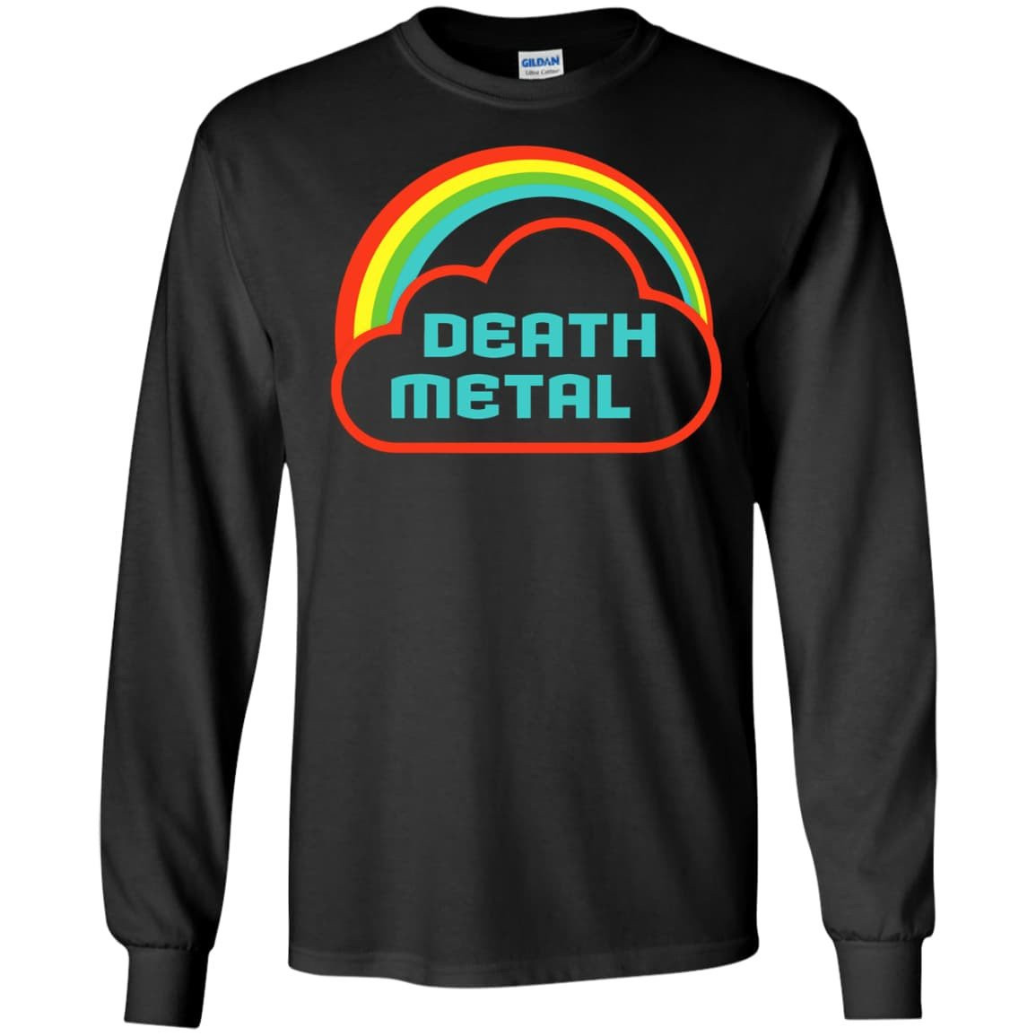 Death Metal Rainbow Rocker T-Shirt & Hoodie | Teecentury.com