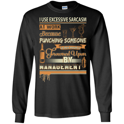 I Use Excessive Sarcasm At Work Bartender T-Shirt & Hoodie | Teecentury.com