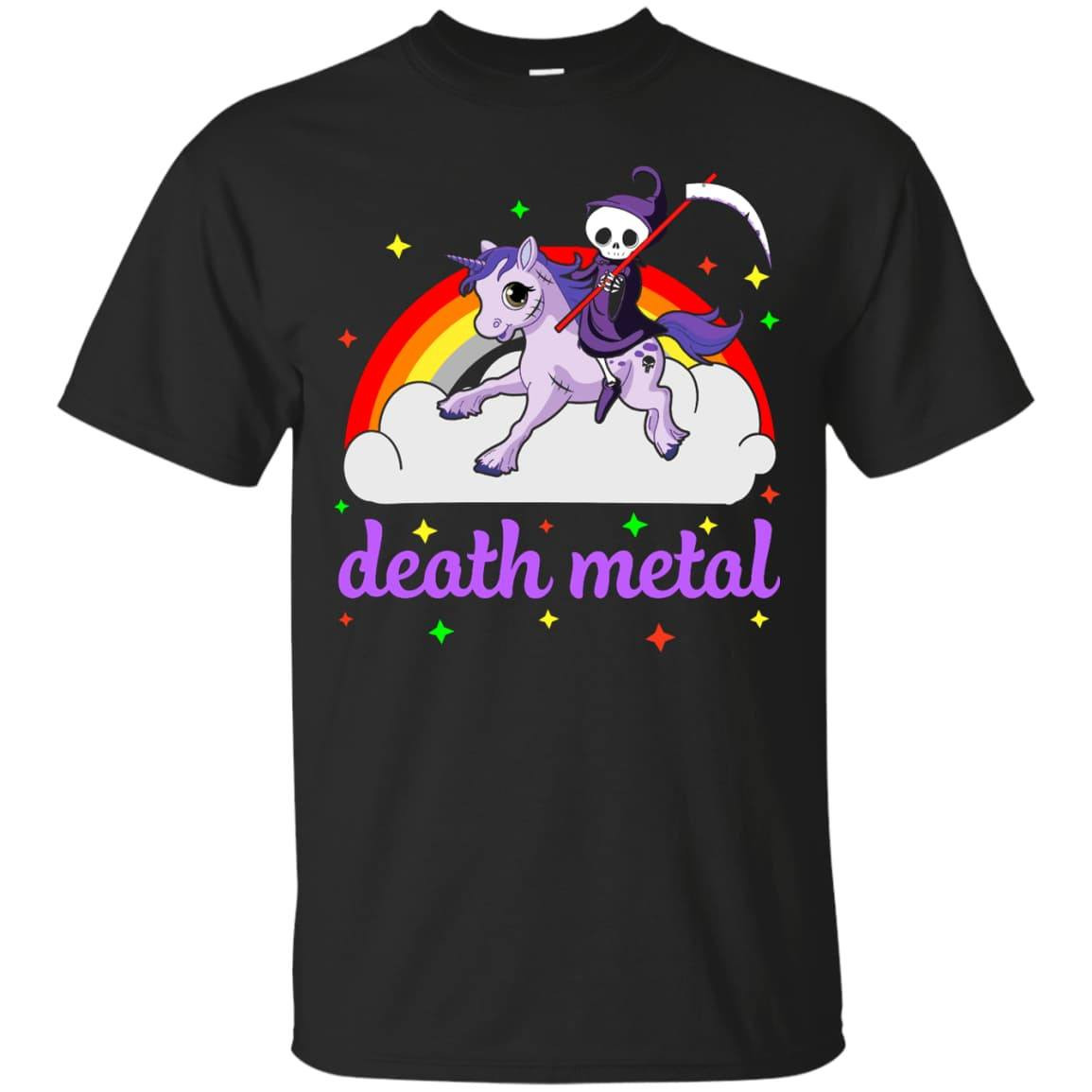 Death Metal Rocker Unicorn T-Shirt & Hoodie | Teecentury.com