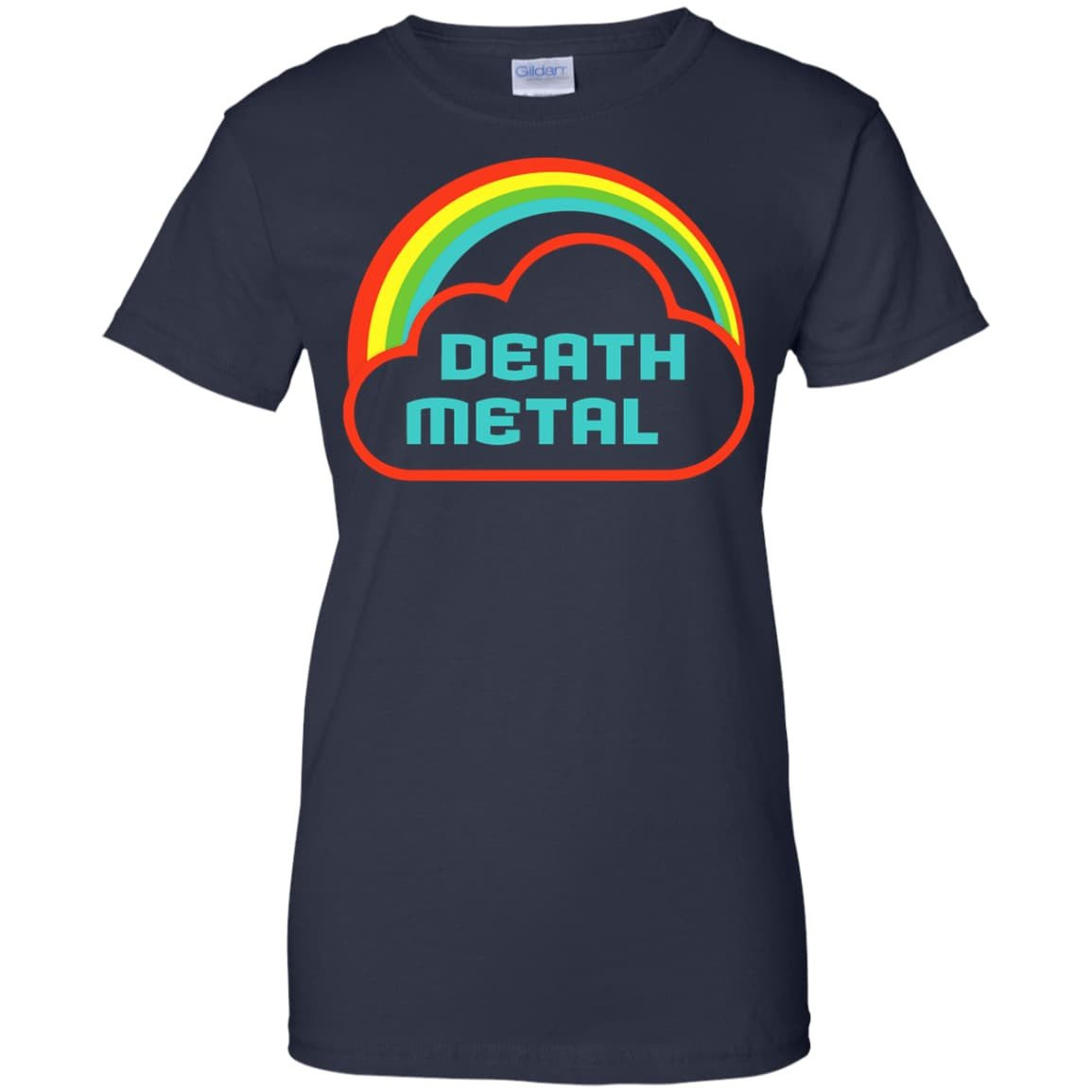 Death Metal Rainbow Rocker T-Shirt & Hoodie | Teecentury.com