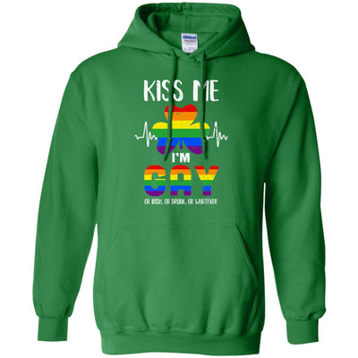 Kiss Me I'm Gay Or Irish Or Drunk St Patrick's Day T-Shirt & Hoodie | Teecentury.com