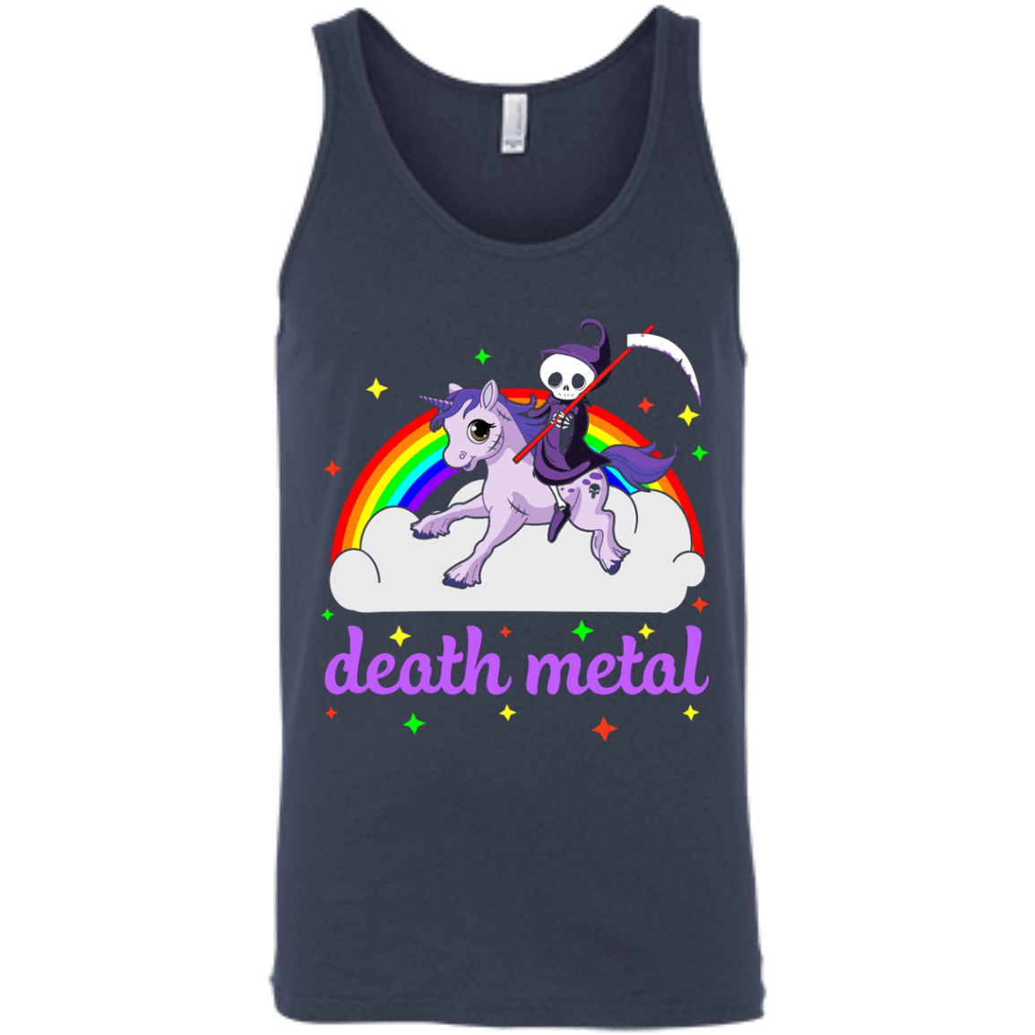 Rainbow Death Metal Rocker Unicorn T-Shirt & Hoodie | Teecentury.com