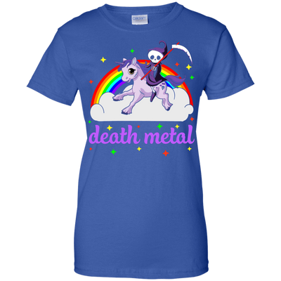 Rainbow Death Metal Rocker Unicorn T-Shirt & Hoodie | Teecentury.com