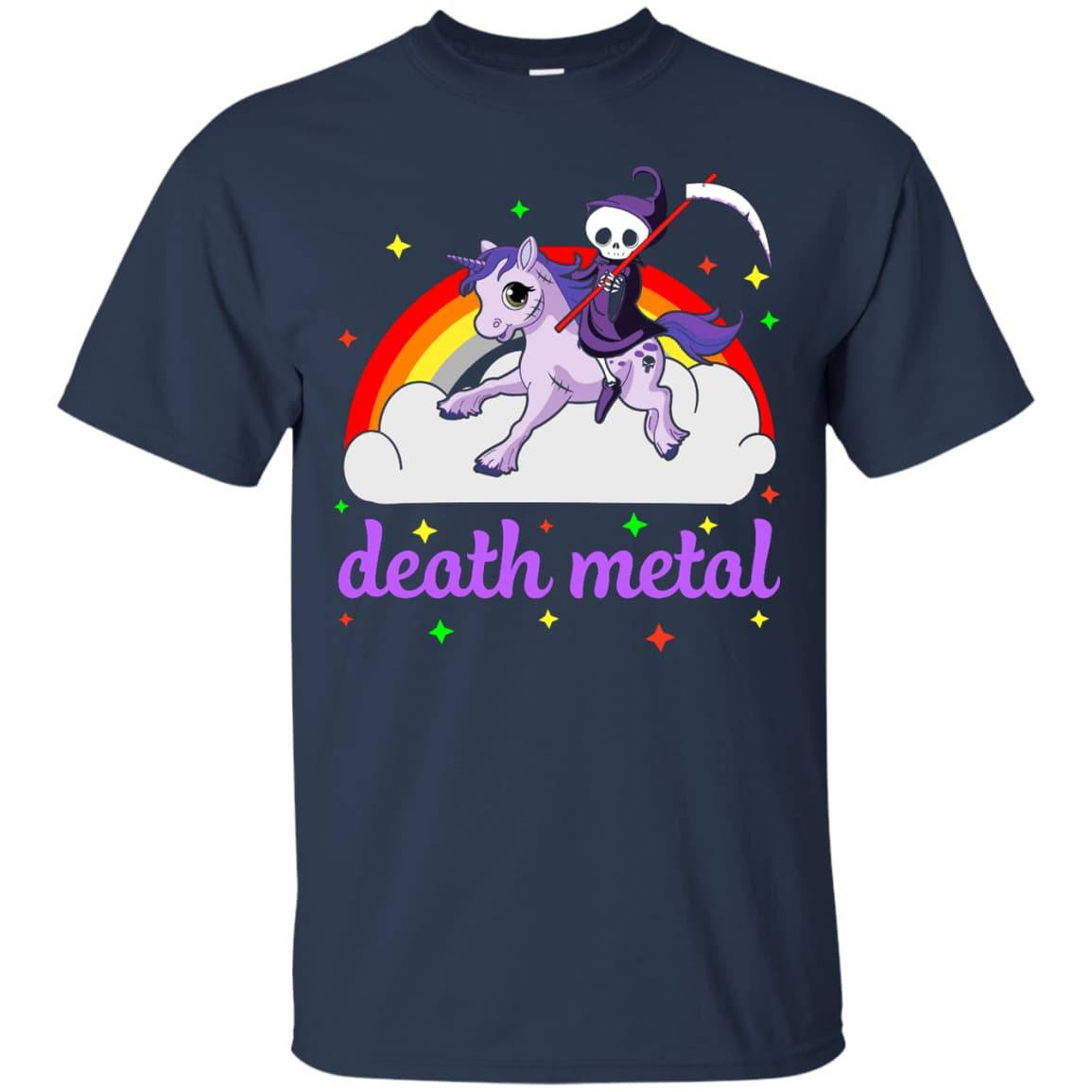 Death Metal Rocker Unicorn T-Shirt & Hoodie | Teecentury.com