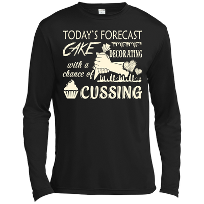 Today's Forecast Cake Decorating With A Chance Of Cussing T-Shirt & Hoodie | Teecentury.com