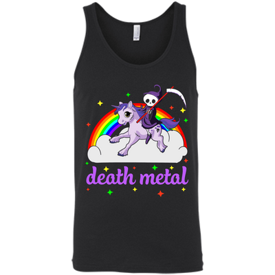 Rainbow Death Metal Rocker Unicorn T-Shirt & Hoodie | Teecentury.com