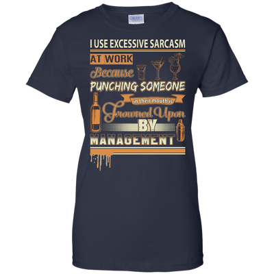 I Use Excessive Sarcasm At Work Bartender T-Shirt & Hoodie | Teecentury.com