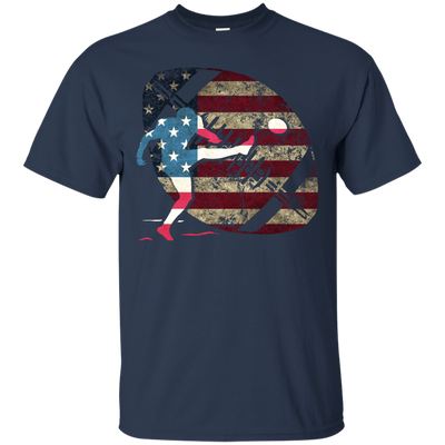 Kicker Football America Flag T-Shirt & Hoodie | Teecentury.com