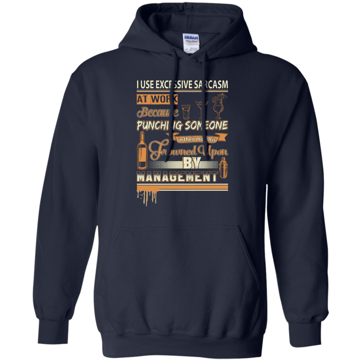 I Use Excessive Sarcasm At Work Bartender T-Shirt & Hoodie | Teecentury.com