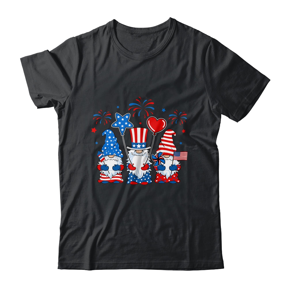 Gnomes Celebrating Independence Day 4th Of July Patriotic Shirt & Tank Top | teecentury