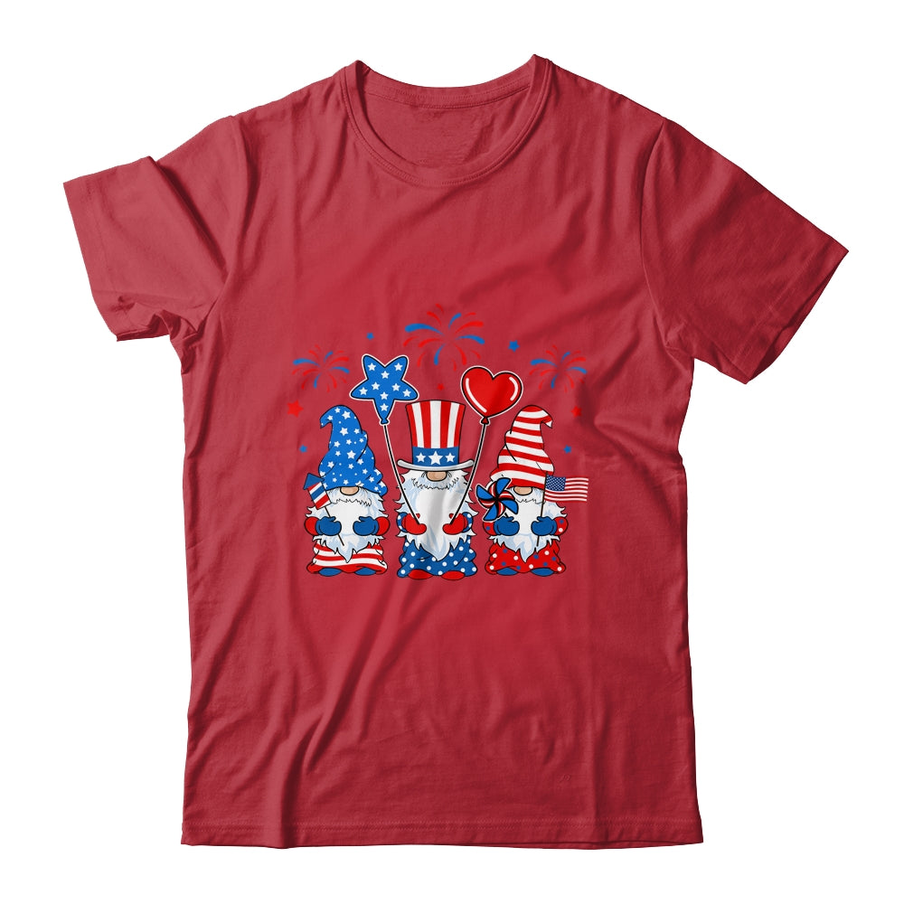 Gnomes Celebrating Independence Day 4th Of July Patriotic Shirt & Tank Top | teecentury