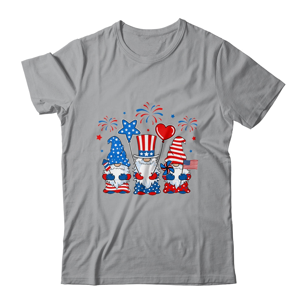 Gnomes Celebrating Independence Day 4th Of July Patriotic Shirt & Tank Top | teecentury