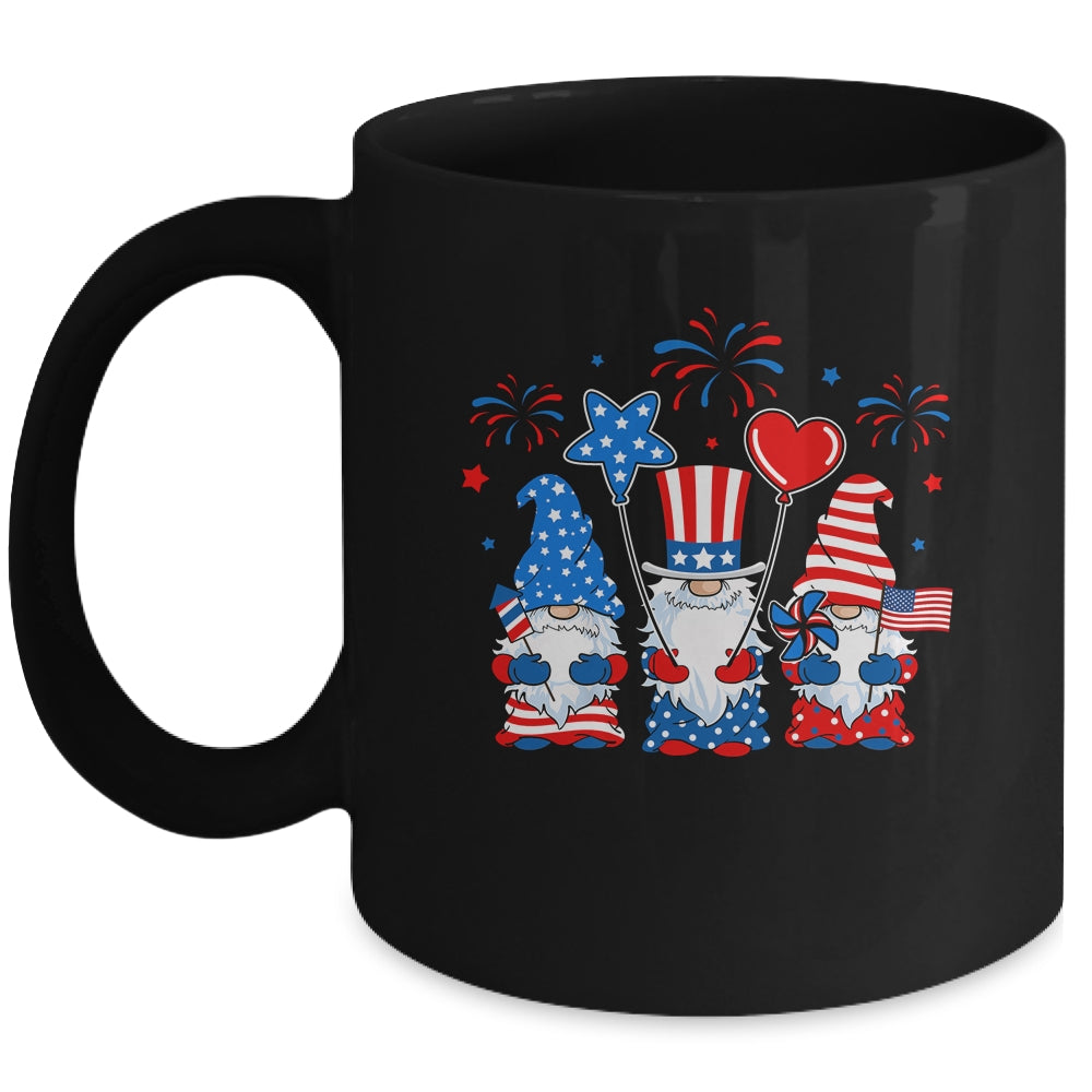 Gnomes Celebrating Independence Day 4th Of July Patriotic Mug | teecentury