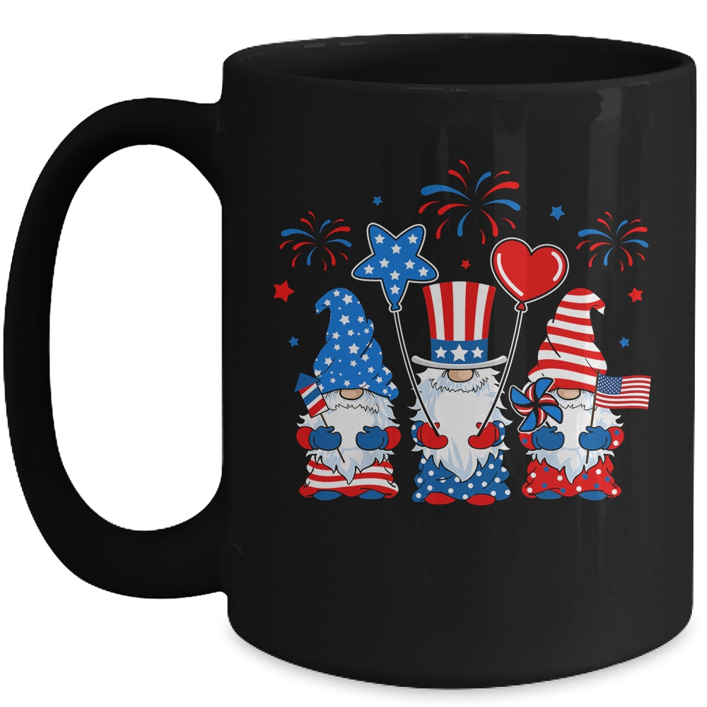 Gnomes Celebrating Independence Day 4th Of July Patriotic Mug | teecentury