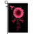 Hummingbird Sunflower Multiple Myeloma Awareness Flag Burgundy Ribbon Flag | Teecentury.com