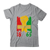 Juneteenth 18 65 African American Black History Month Shirt & Tank Top | teecentury