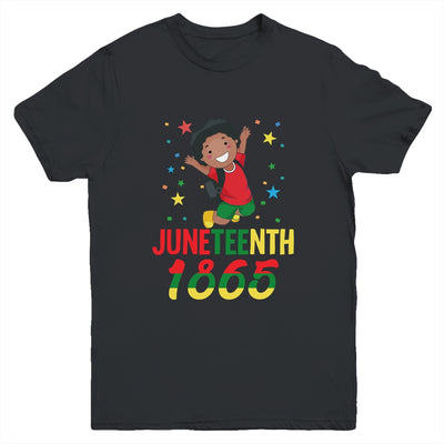 Juneteenth Celebrating 1865 Cute Black Boys Youth Youth Shirt | Teecentury.com