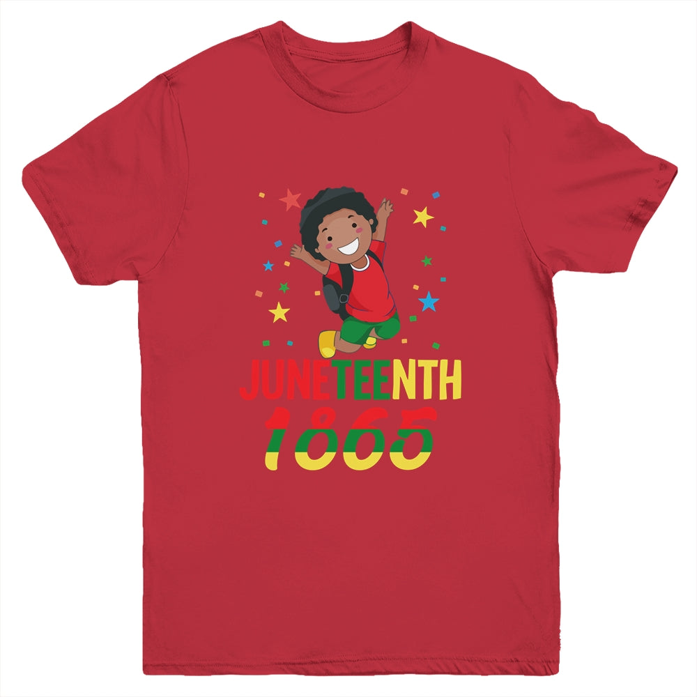 Juneteenth Celebrating 1865 Cute Black Boys Youth Youth Shirt | Teecentury.com