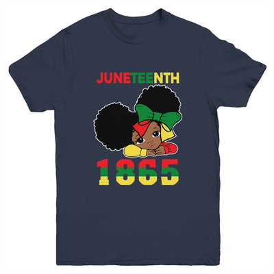 Juneteenth Celebrating 1865 Cute Black Girls Kids Youth Youth Shirt | Teecentury.com