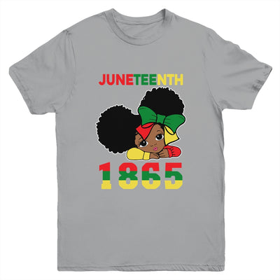 Juneteenth Celebrating 1865 Cute Black Girls Kids Youth Youth Shirt | Teecentury.com