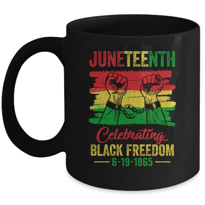 Juneteenth Celebrating Black African Freedom 1865 Flag Mug Coffee Mug | Teecentury.com