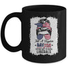 Just A Regular Mom Trying Not To Raise Liberals US Flag Mug Coffee Mug | Teecentury.com