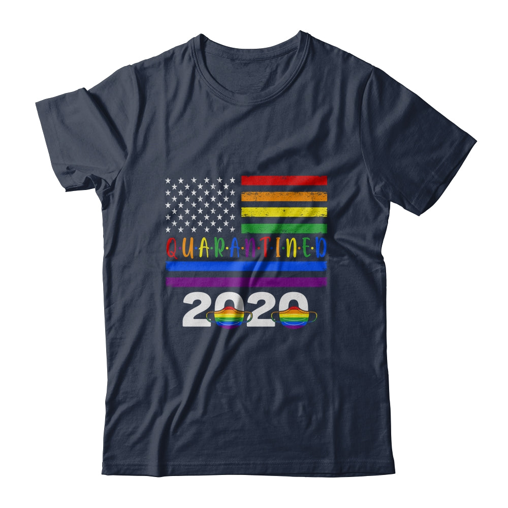 Quarantined Social Distancing LGBT T-Shirt & Hoodie | Teecentury.com