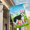 Siberian Husky Happy Easter Day Holiday Flag Funny Dog Dog Wear Bunny Ears Headband Cute for Home Decor | teecentury