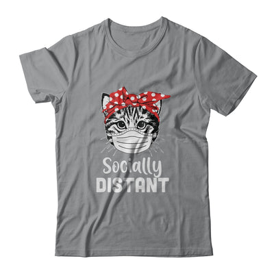 Social Distant Kitty Cat Quarantine T-Shirt & Tank Top | Teecentury.com