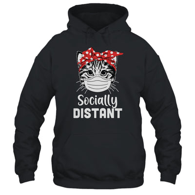 Social Distant Kitty Cat Quarantine T-Shirt & Tank Top | Teecentury.com