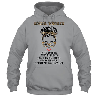 Social Worker Hated By Many Loved By Plenty Leopard Women T-Shirt & Tank Top | Teecentury.com