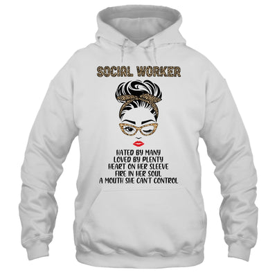 Social Worker Hated By Many Loved By Plenty Leopard Women T-Shirt & Tank Top | Teecentury.com