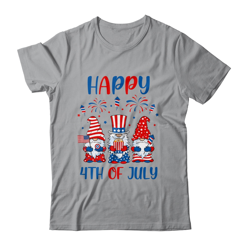 Three Gnomes Celebrating Independence Day USA 4th Of July T-Shirt & Tank Top | Teecentury.com