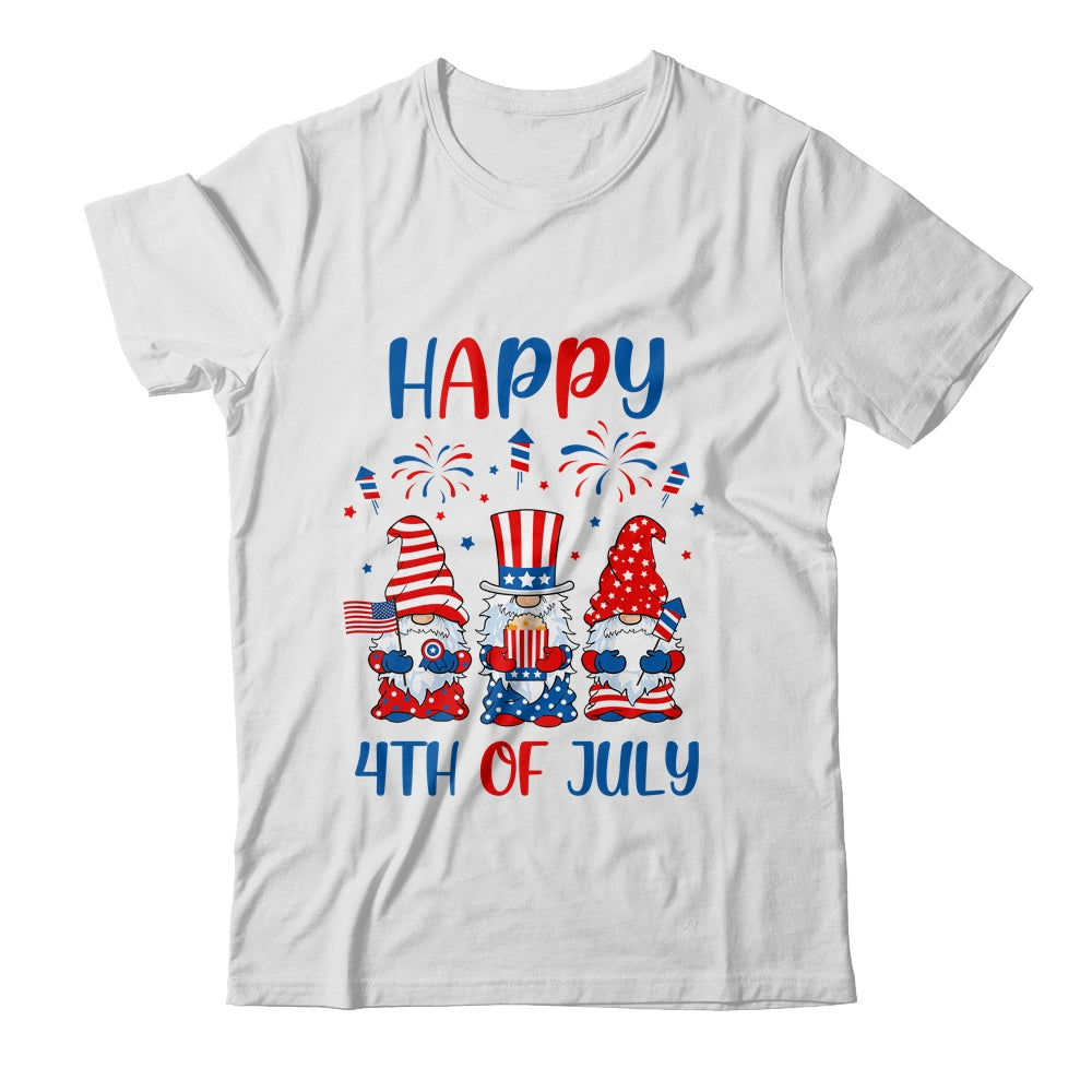 Three Gnomes Celebrating Independence Day USA 4th Of July T-Shirt & Tank Top | Teecentury.com