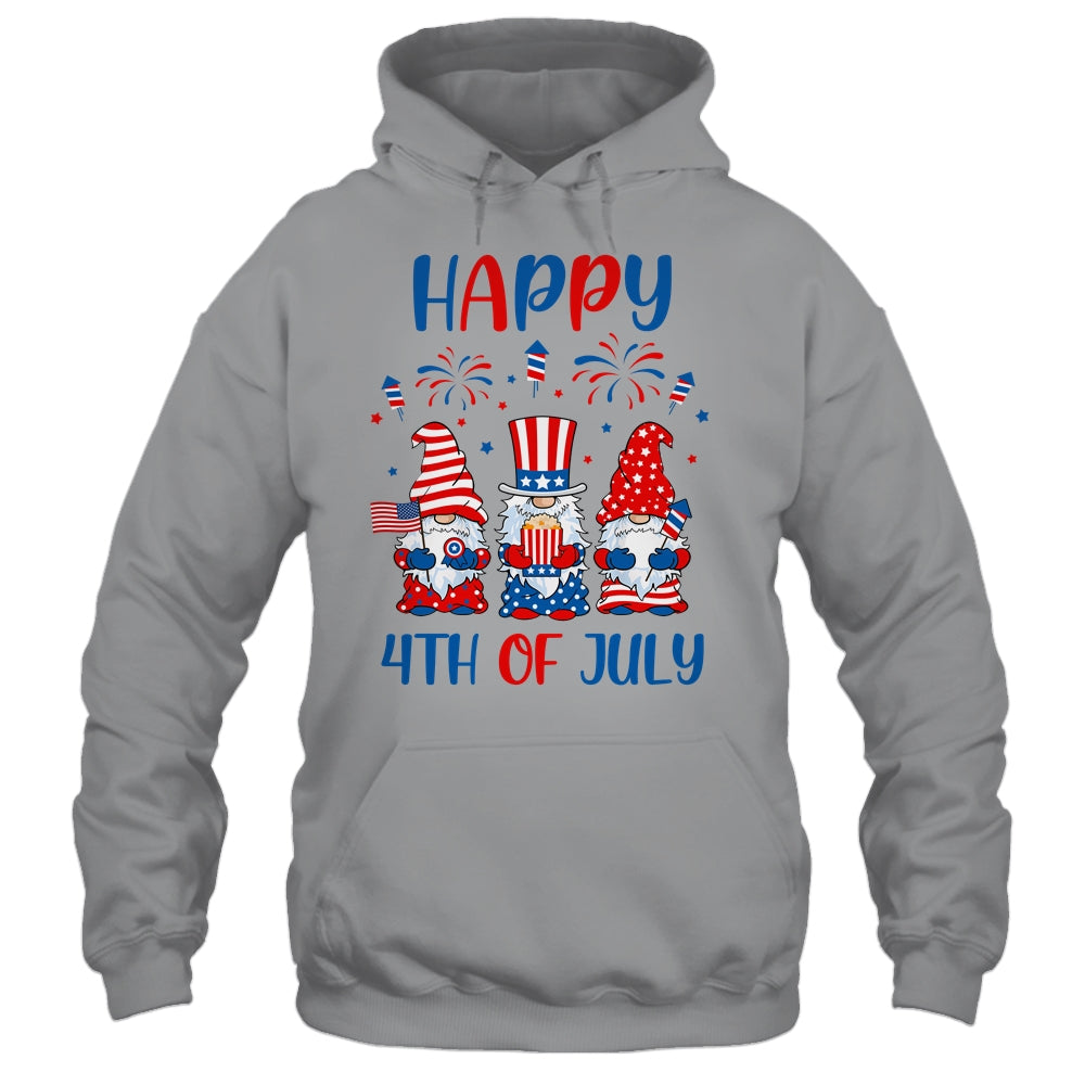 Three Gnomes Celebrating Independence Day USA 4th Of July T-Shirt & Tank Top | Teecentury.com