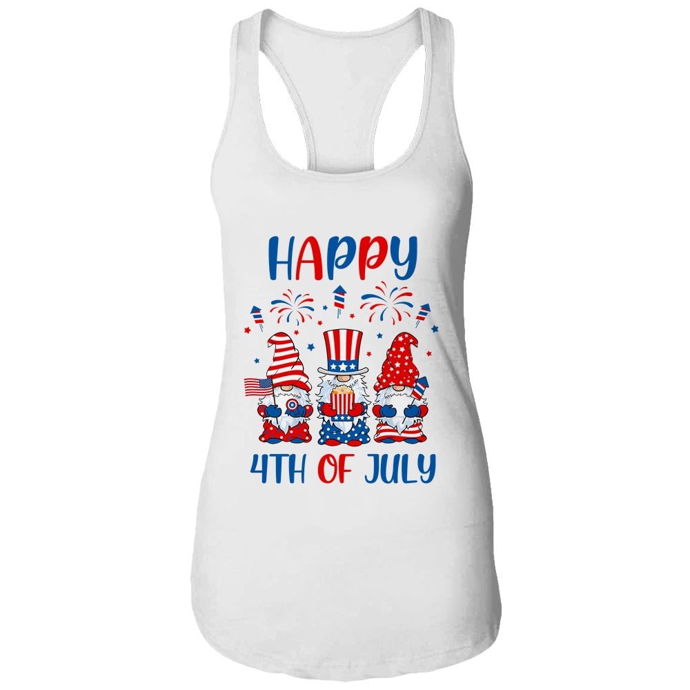 Three Gnomes Celebrating Independence Day USA 4th Of July T-Shirt & Tank Top | Teecentury.com