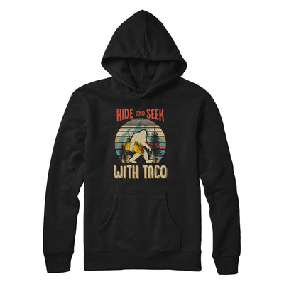 Bigfoot Carrying Taco Hide And Seek Sasquatch T-Shirt & Hoodie | Teecentury.com