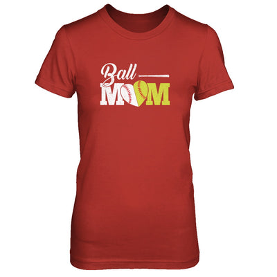 Funny Softball Mom Baseball Mom Mothers Day T-Shirt & Tank Top | Teecentury.com