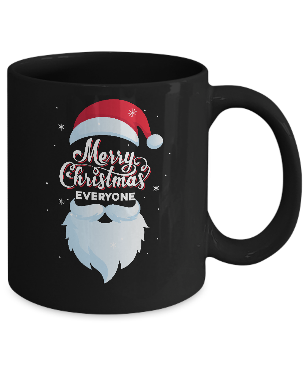 Santa Claus Merry Christmas Everyone Message For Xmas Mug Coffee Mug | Teecentury.com