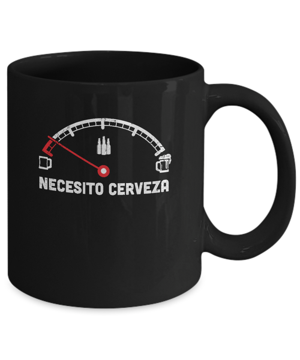 Funny Saying Cars Necesito Cerveza I Need Beer Mug Coffee Mug | Teecentury.com
