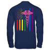 Nurse Rainbow Lgbt Flag Pride Lesbian Gay Super Stronger T-Shirt & Hoodie | Teecentury.com