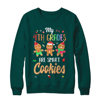 Teacher My 4th Graders Are Smart Cookies Christmas T-Shirt & Sweatshirt | Teecentury.com