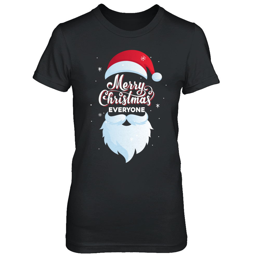 Santa Claus Merry Christmas Everyone Message For Xmas T-Shirt & Sweatshirt | Teecentury.com