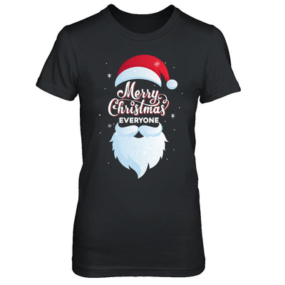 Santa Claus Merry Christmas Everyone Message For Xmas T-Shirt & Sweatshirt | Teecentury.com