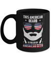 This American Beard Is Fueled By American Beer Mug Coffee Mug | Teecentury.com