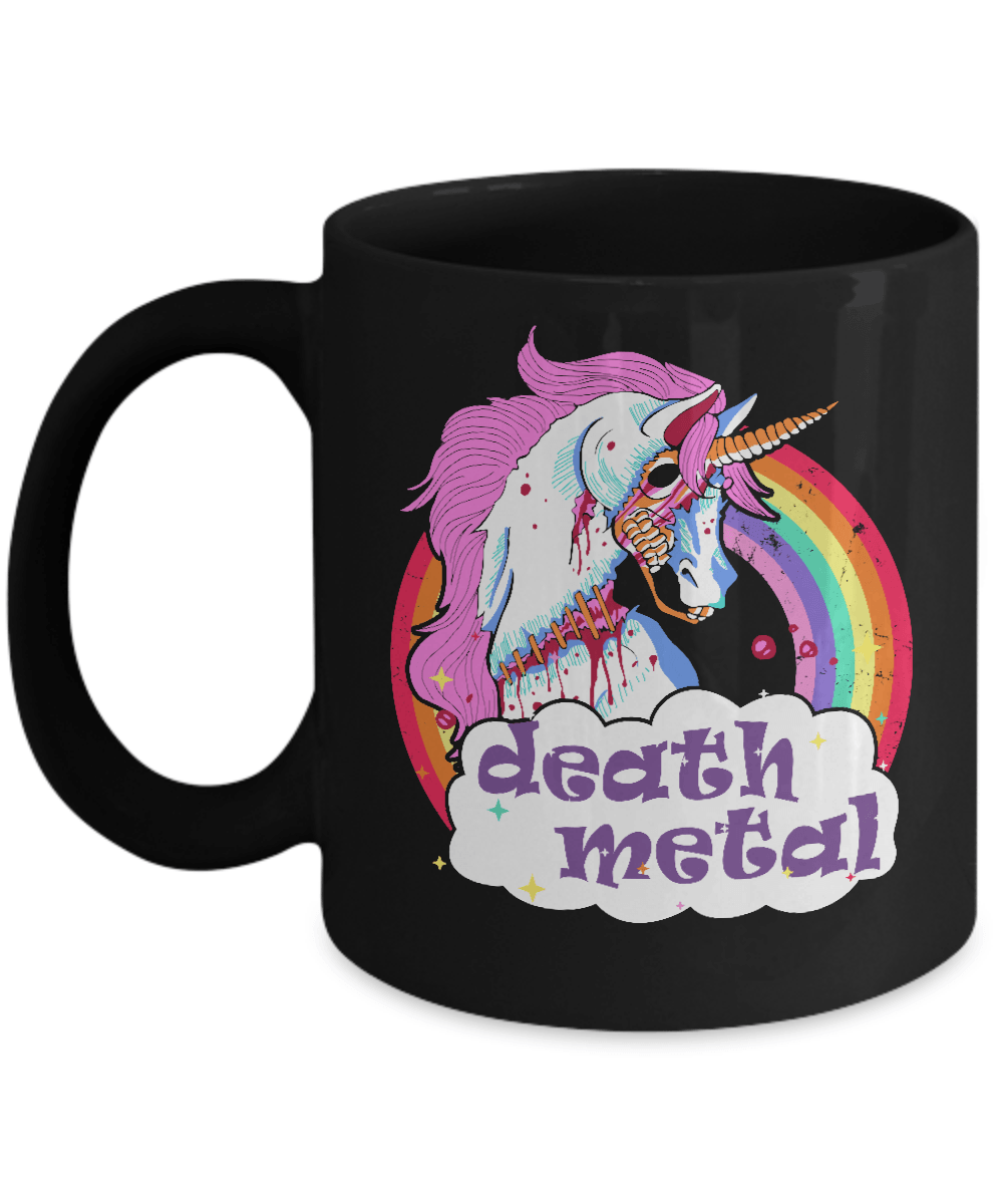Zombie Unicorn Death Metal Mug Coffee Mug | Teecentury.com