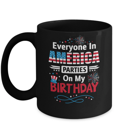 Born on July 4th Birthday Celebration Gifts Mug Coffee Mug | Teecentury.com
