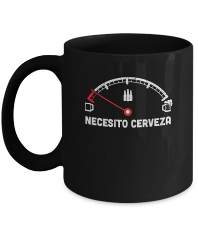 Funny Saying Cars Necesito Cerveza I Need Beer Mug Coffee Mug | Teecentury.com