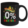 0% Mexican Cinco De Mayo Fiesta Sombrero Funny Mug | teecentury