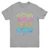 100 Days Brighter Student Happy 100th Day Of School Tie Dye Youth Shirt | teecentury